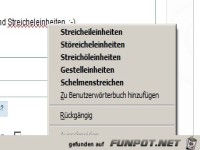 Änderung des Wortes Streicheleinheiten...
