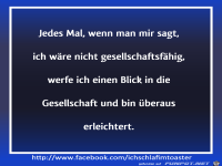 nicht gesellschaftsfaehig