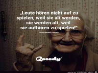 Leute hoeren nicht auf zu spielen