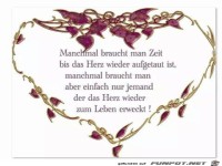 Manchmal braucht man Zeit