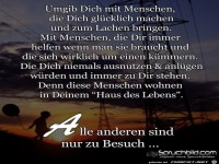 Umgib dich mit Menschen