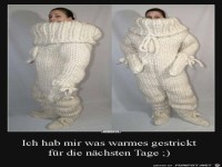 Ich hab mir was warmes gestrickt
