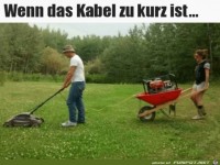 Kabel zu kurz