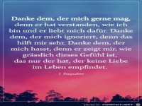 Danke dem der mich gerne mag