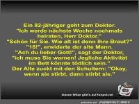 Ein 82-j�hriger geht zum Doktor