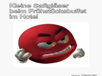 Frustration am Fr�hst�cksbuffet
