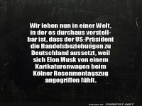 Wenn Karneval zur internationalen Krise wird