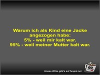 Warum ich als Kind eine Jacke angezogen habe