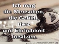 Ich mag die Menschen