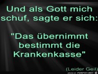 Und als Gott mich schuf