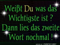 Weisst du was