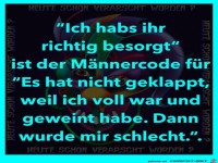 Ich hab Ihr richtig besorgt