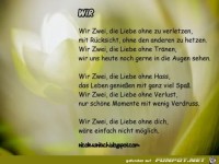Gedicht - Wir - Liebe