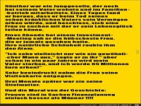 der kranke, reiche Vater......