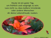 Heute ist ein guter Tag
