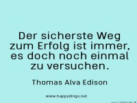 Der sicherste Weg zum Erfolg