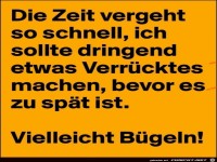 Die Zeit vergeht so schnell