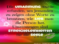 Die Umarmung wurde erfunden