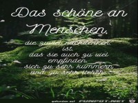 Das schne an Menschen