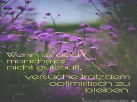 Wenn es manchmal nicht gut luft