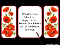 Wo Menschen Schwchen zeigen