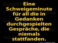 Gedanken �ber nie gef�hrte Gespr�che
