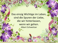 Das einzig Wichtige im Leben