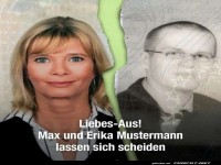 Trennung von Max und Erika Mustermann