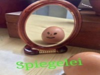Spiegelei lustiger Moment