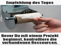 Ressourcen-Check im Badezimmer