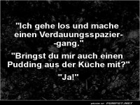 Verdauungs-Spaziergang