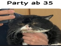 Wenn das Partyleben erm�det!