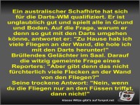 Ein australischer Schafhirte hat sich f�r die Darts-WM...