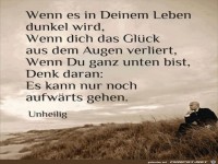 Wen es in deinem Leben dunkel wird