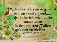Mich ber alles zu rgern