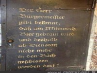 der Buergermeister gibt bekannt 