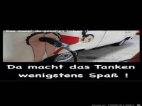 Da macht das Tanken wenigstens Spass...