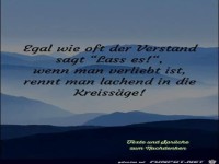 egal wie oft der Verstand