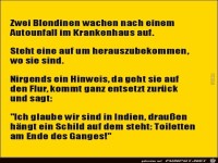 zwei Blondinen im Krankenhaus......