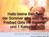 Der Sommer wird hei�