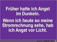 Angst vor Licht