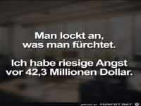 Man lockt an...