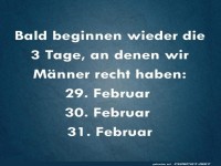 M�nnerlogik trifft auf den Kalender!