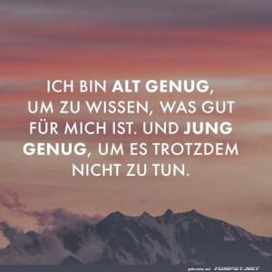 Alt-genug-f�r-Weisheit,-jung-genug-f�r-Unsinn.jpg von Matilda