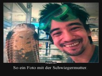 Schwiegermutter-Selfie-Wahnsinn