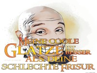 Glatze: Frisur der Zukunft!