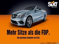 Mehr Sitze als...sixt