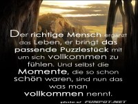 der richtige Mensch