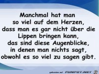 manchmal