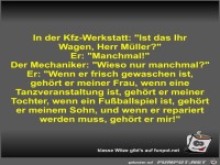 In der Kfz-Werkstatt